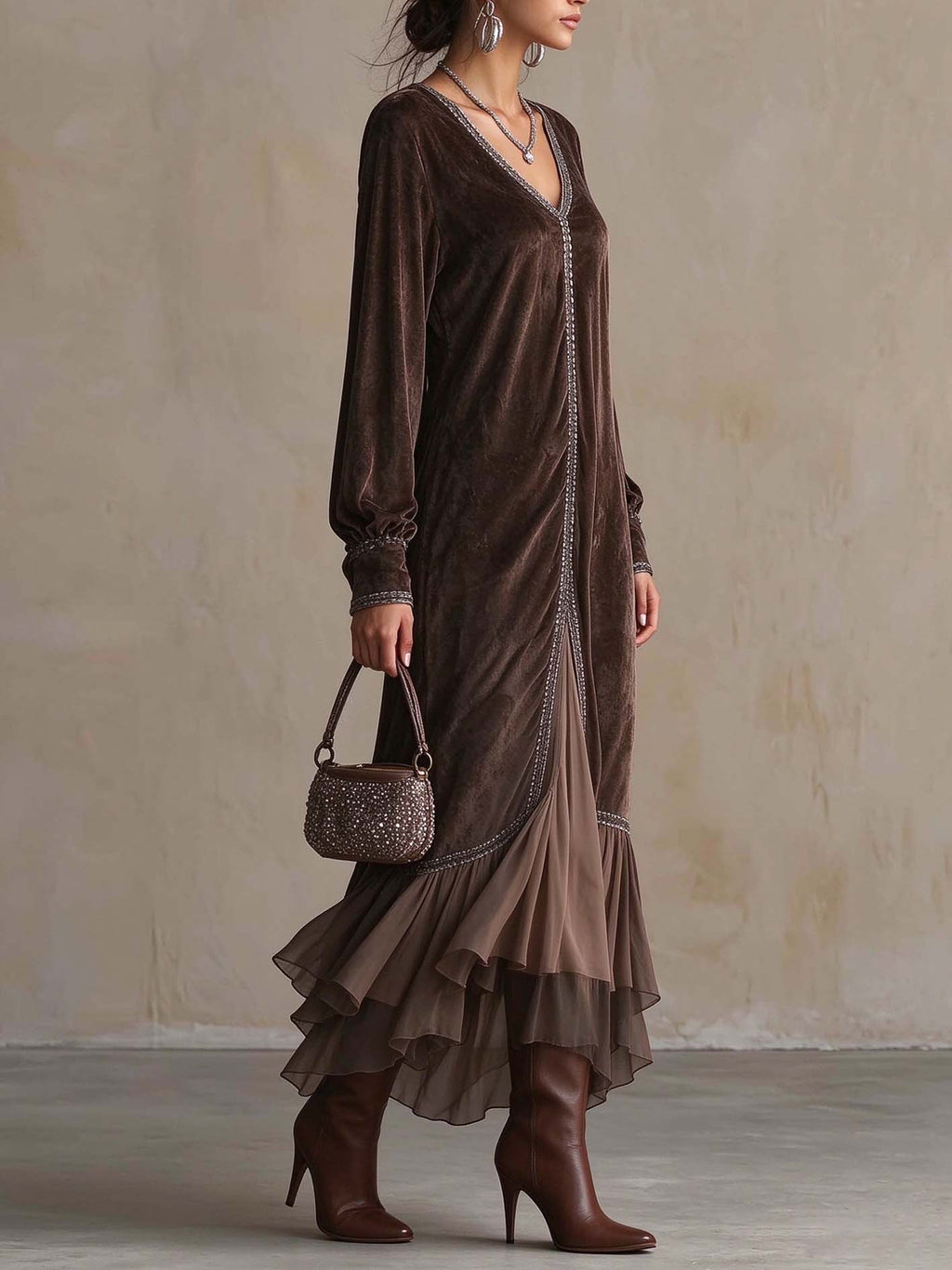 TERESA | Vestido midi holgado
