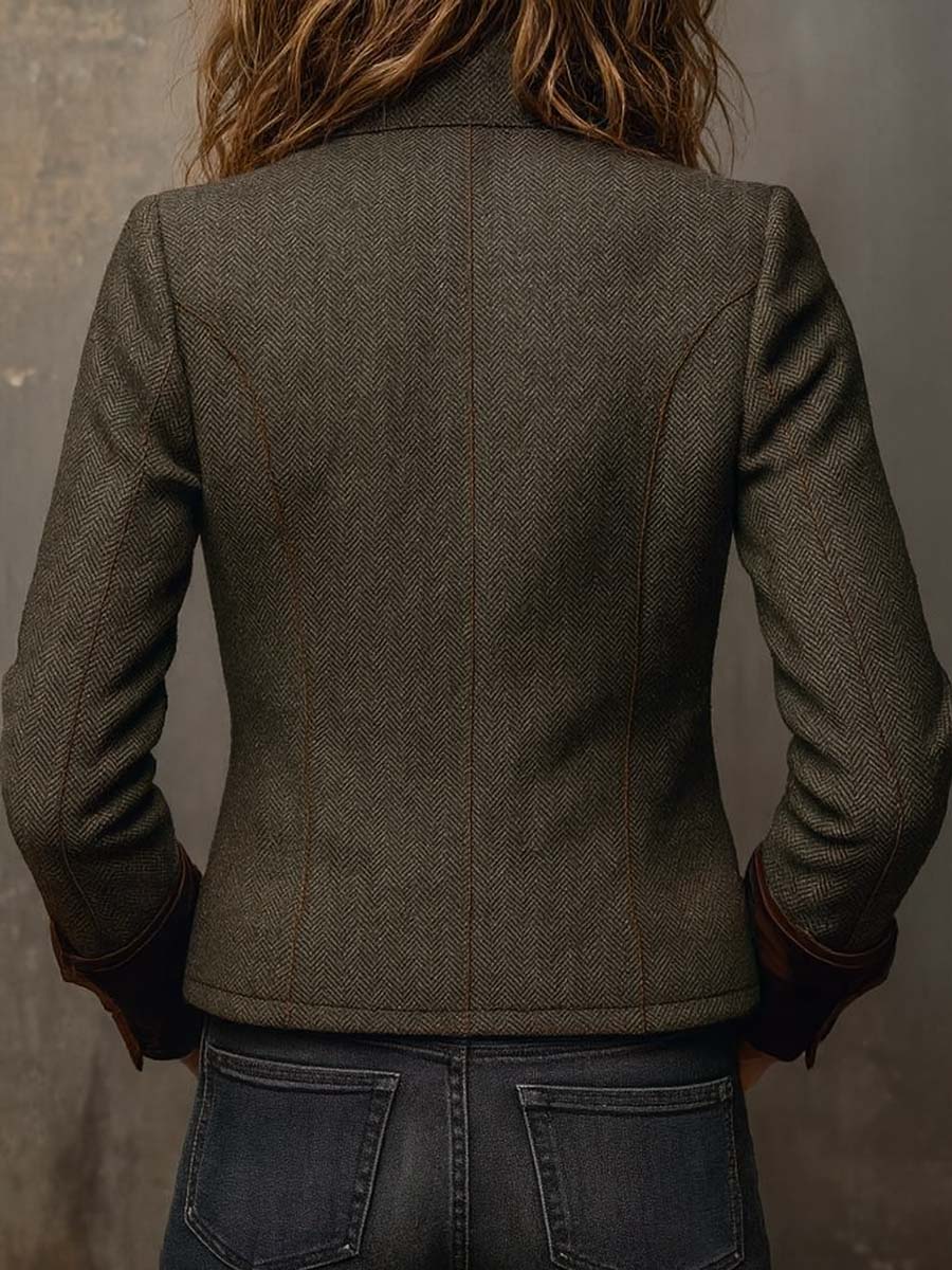 ANDREA | Chaqueta Blazer de Espiga