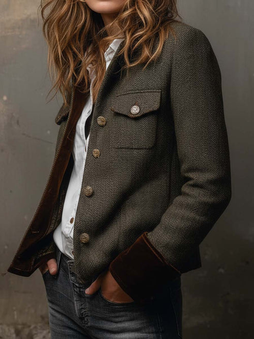 ANDREA | Chaqueta Blazer de Espiga