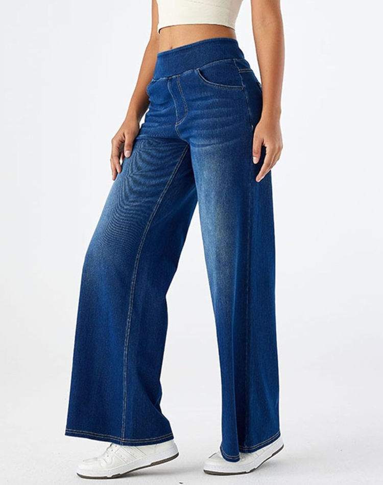 MARTINA | Pantalones elásticos cómodos de tiro alto