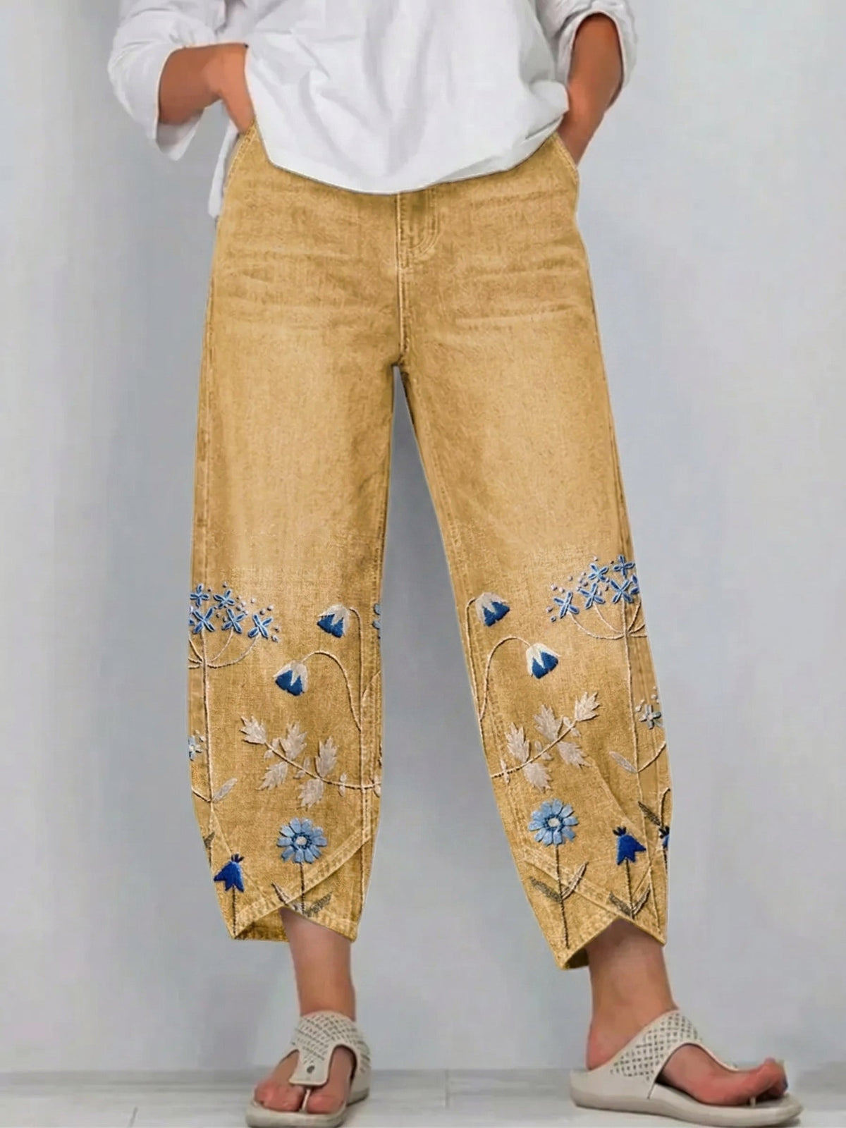 VIOLA | Pantalones casuales de corte holgado