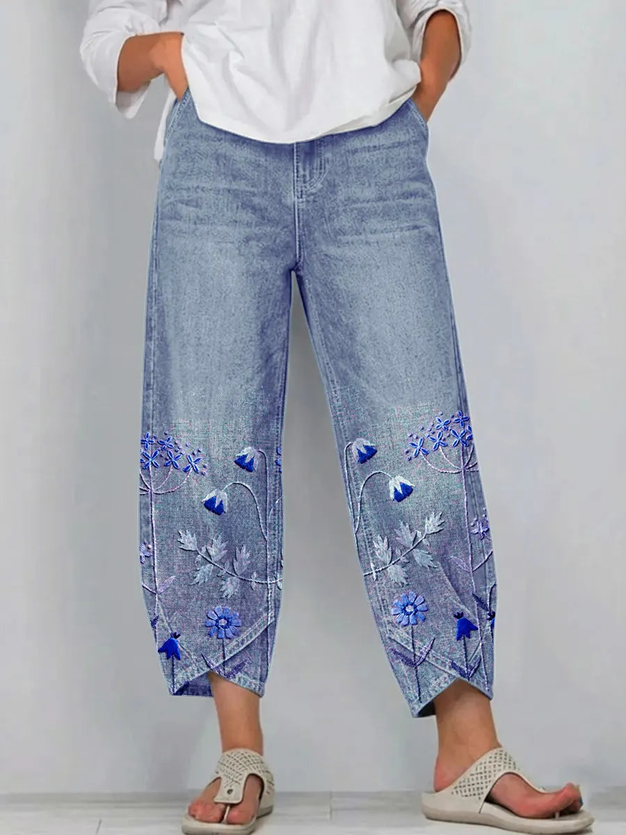 VIOLA | Pantalones casuales de corte holgado