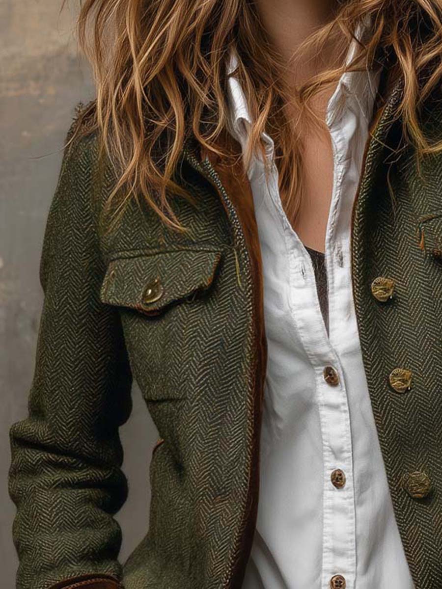 ANDREA | Chaqueta Blazer de Espiga