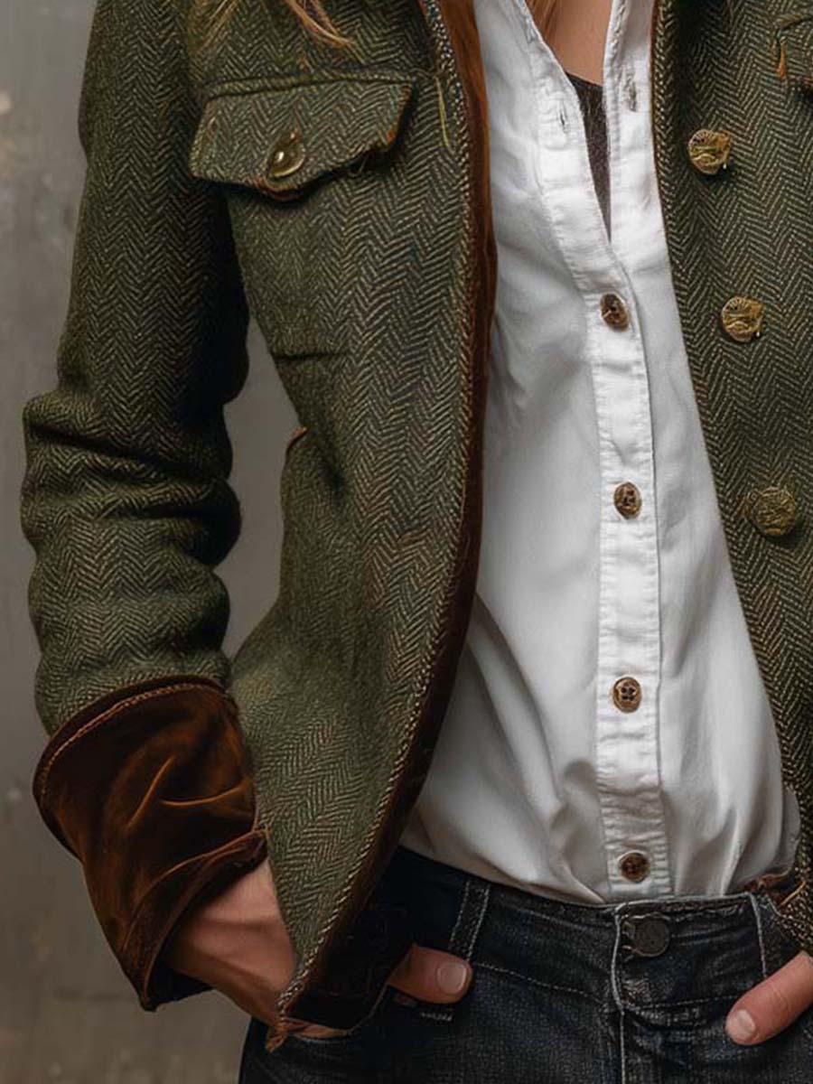 ANDREA | Chaqueta Blazer de Espiga