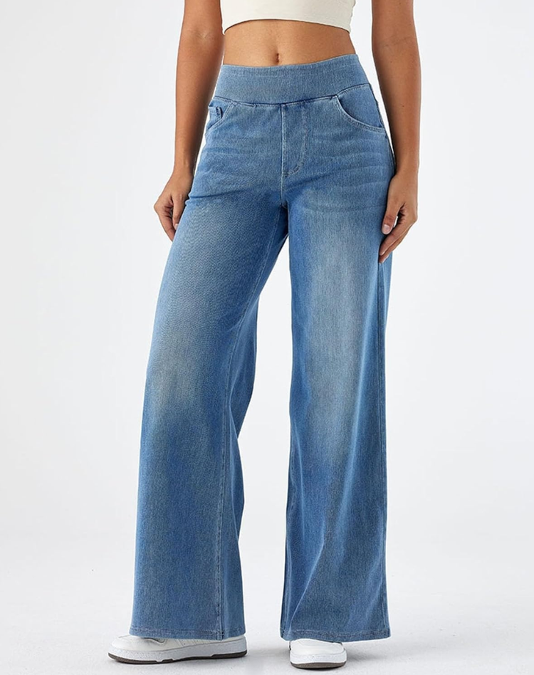 MARTINA | Pantalones elásticos cómodos de tiro alto