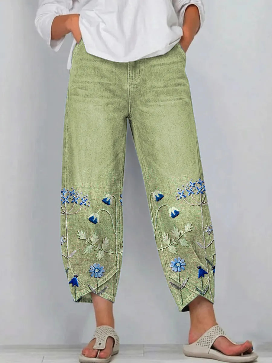 VIOLA | Pantalones casuales de corte holgado