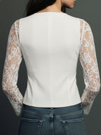 NOEMI | Camisa de Encaje Suave