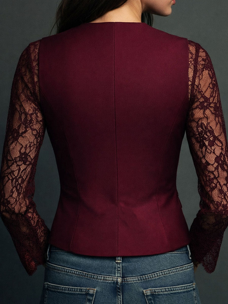 NOEMI | Camisa de Encaje Suave