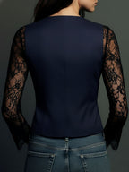 NOEMI | Camisa de Encaje Suave