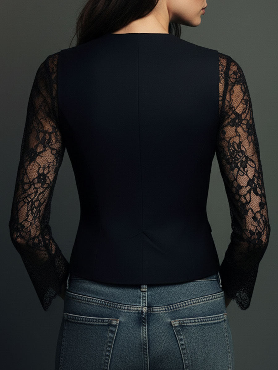 NOEMI | Camisa de Encaje Suave