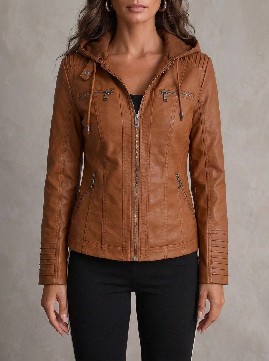 ASUNCIÓN | Chaqueta de Piel Resistente y Elegante