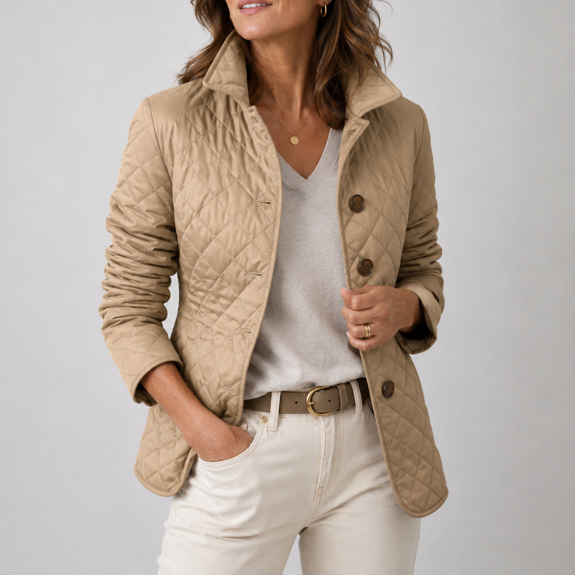 ROCÍO | Chaqueta Acolchada Ligera con Cuello Subido