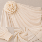 BLANCA | Blusa elegante de un solo hombro
