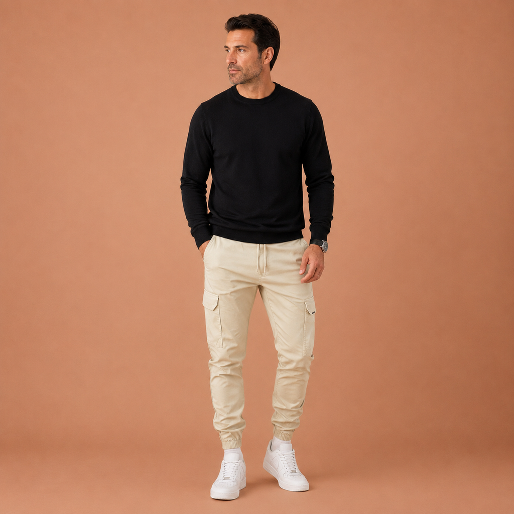 ADRIÁN | Pantalones jogger cargo para hombre