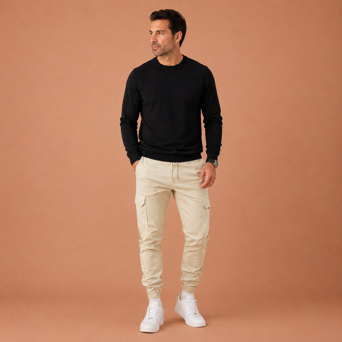 ADRIÁN | Pantalones jogger cargo para hombre