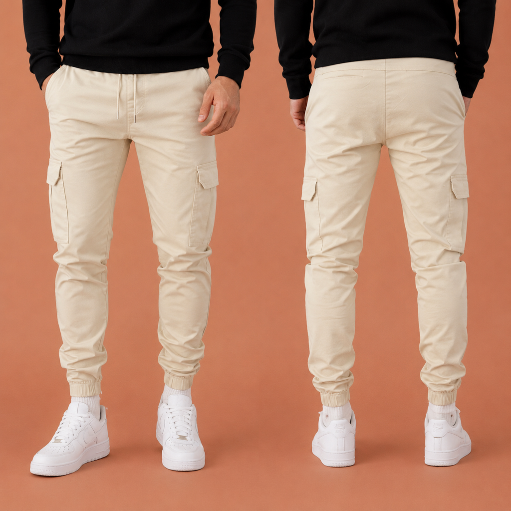 ADRIÁN | Pantalones jogger cargo para hombre