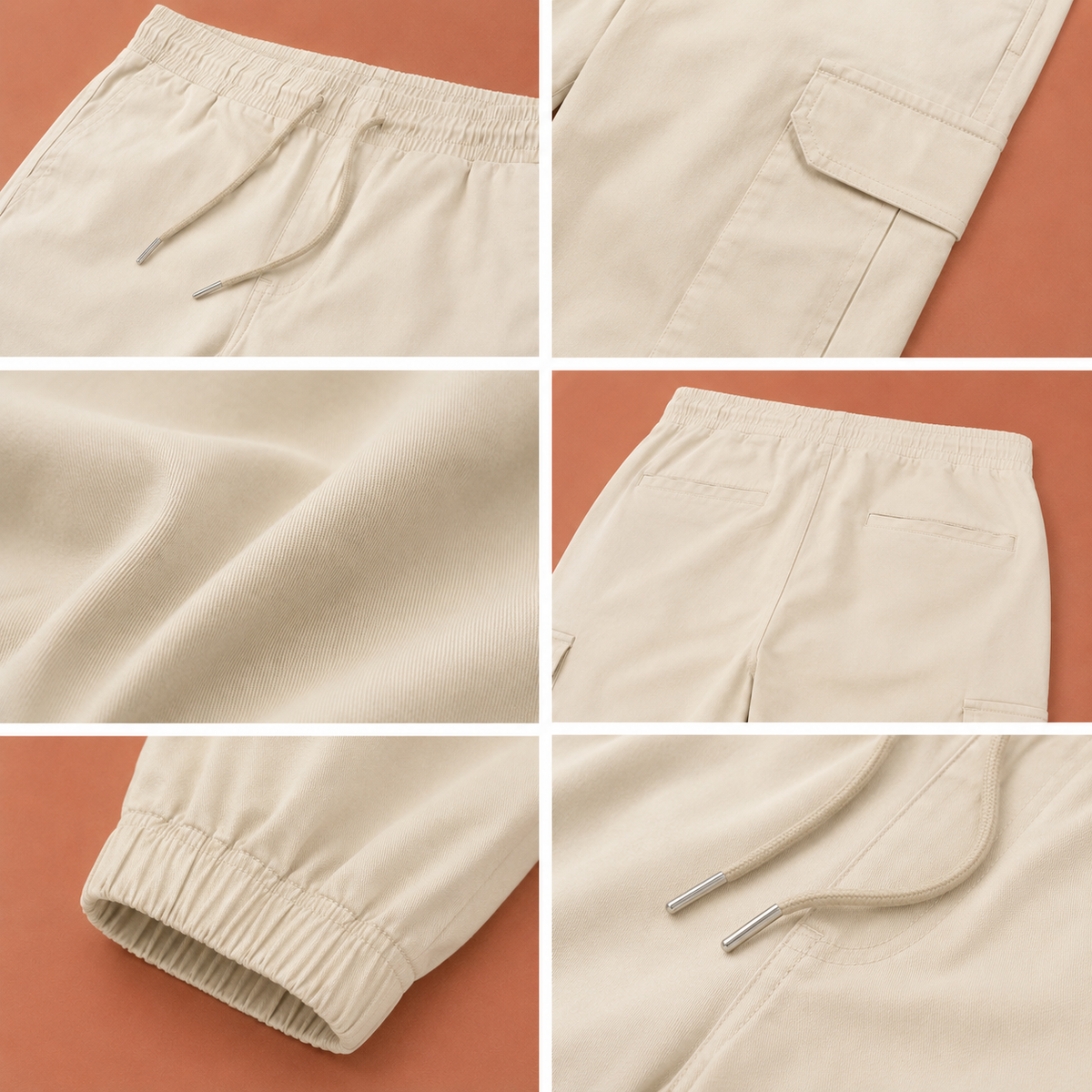 ADRIÁN | Pantalones jogger cargo para hombre