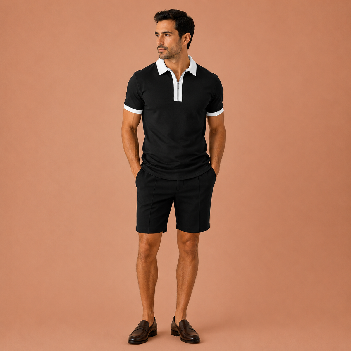 PEDRO | Conjunto de verano informal de corte holgado para hombre