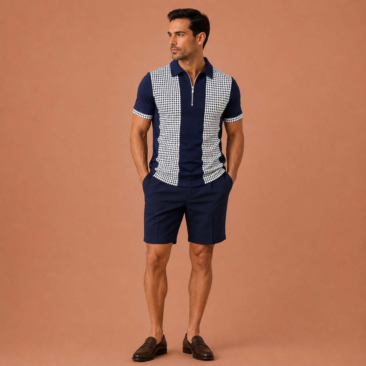 PEDRO | Conjunto de verano informal de corte holgado para hombre
