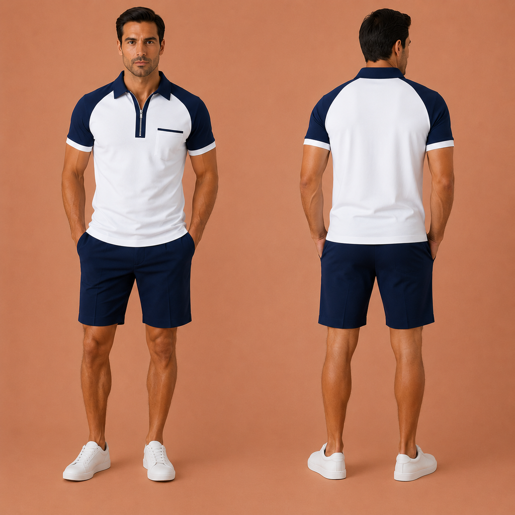 PEDRO | Conjunto de verano informal de corte holgado para hombre