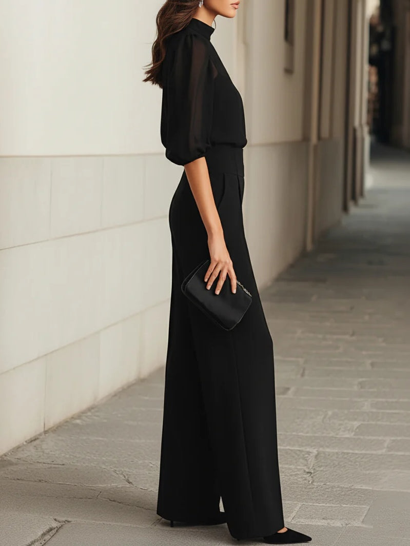 CARLA | Conjunto de tres piezas y pantalón ancho