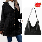 MATILDE | Chaqueta Cálida con Capucha y Botones