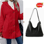 MATILDE | Chaqueta Cálida con Capucha y Botones