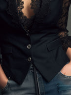 NOEMI | Camisa de Encaje Suave