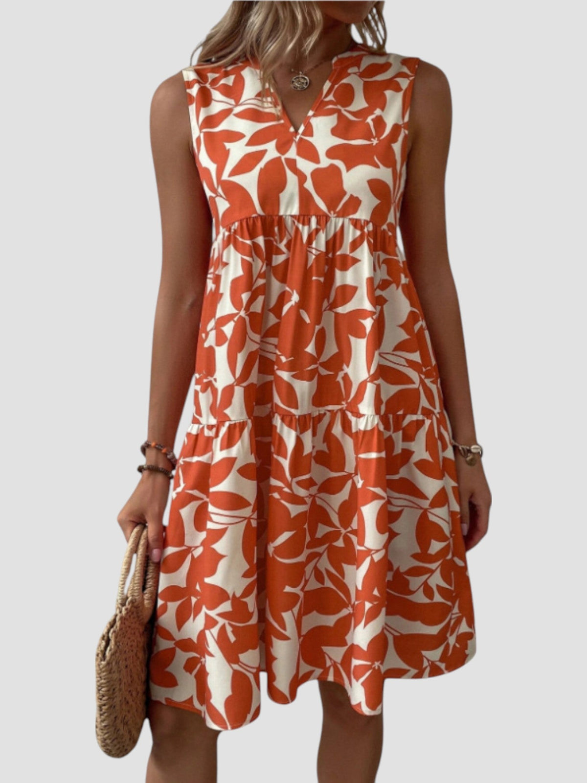 LAURA | Vestido midi elegante de verano