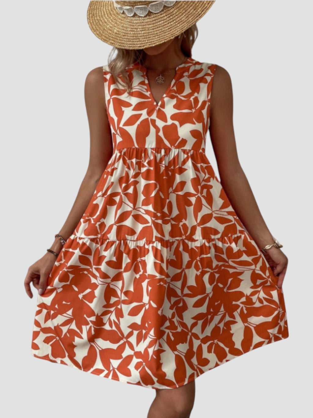 LAURA | Vestido midi elegante de verano