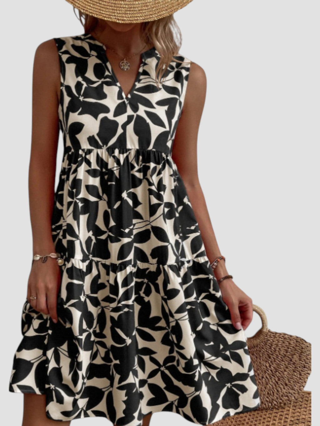 LAURA | Vestido midi elegante de verano