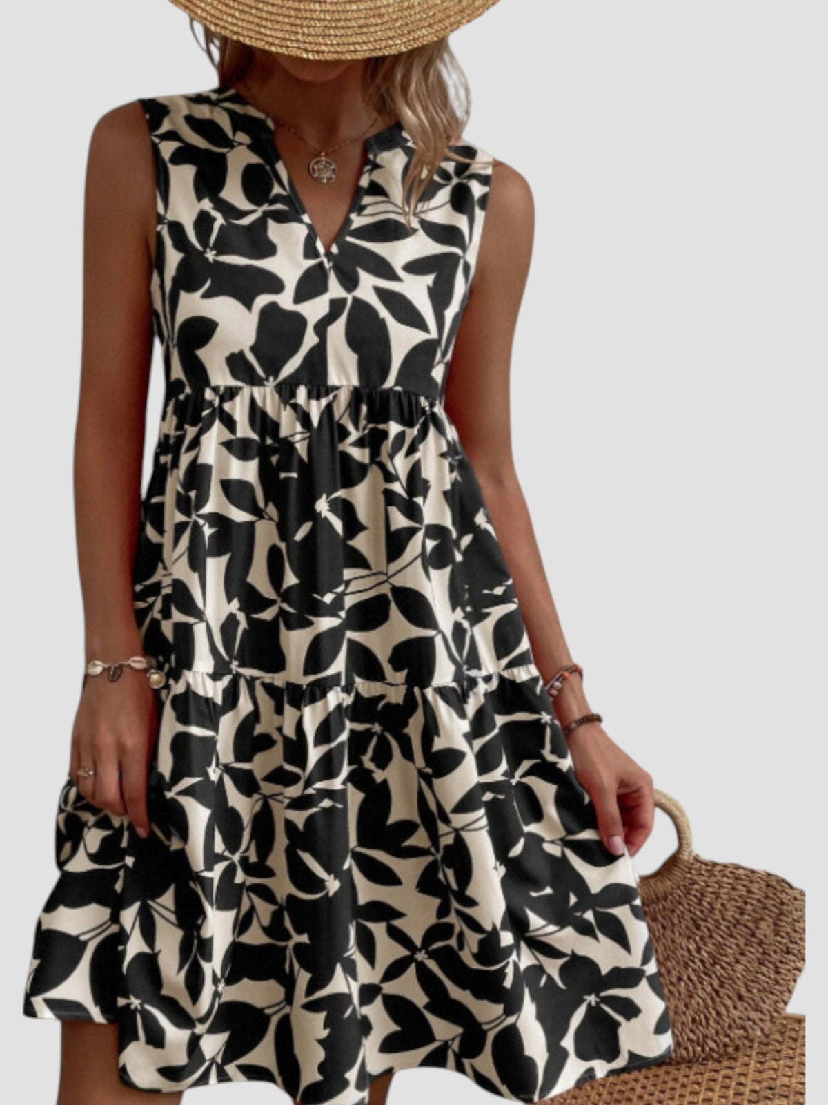 LAURA | Vestido midi elegante de verano