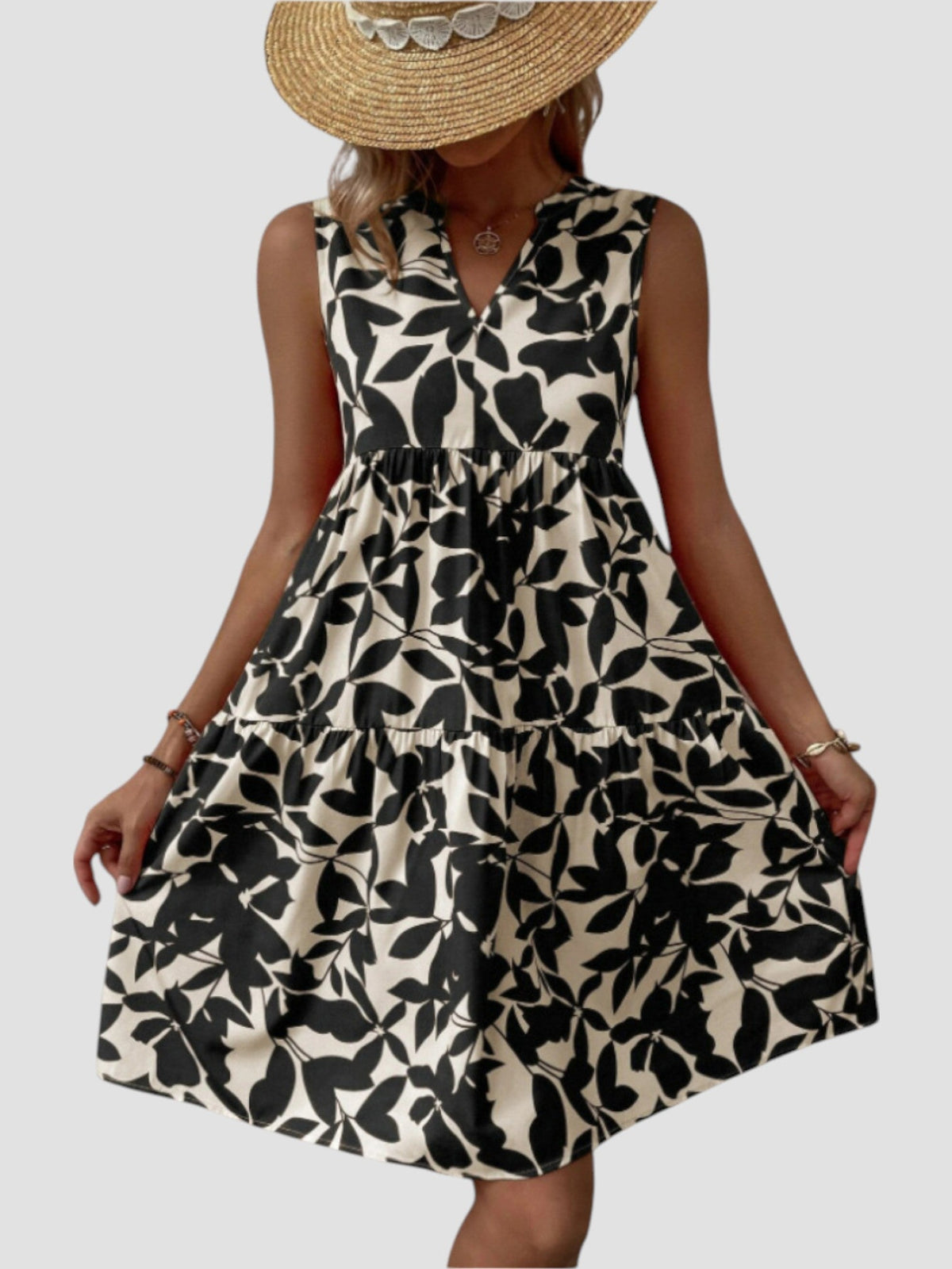 LAURA | Vestido midi elegante de verano