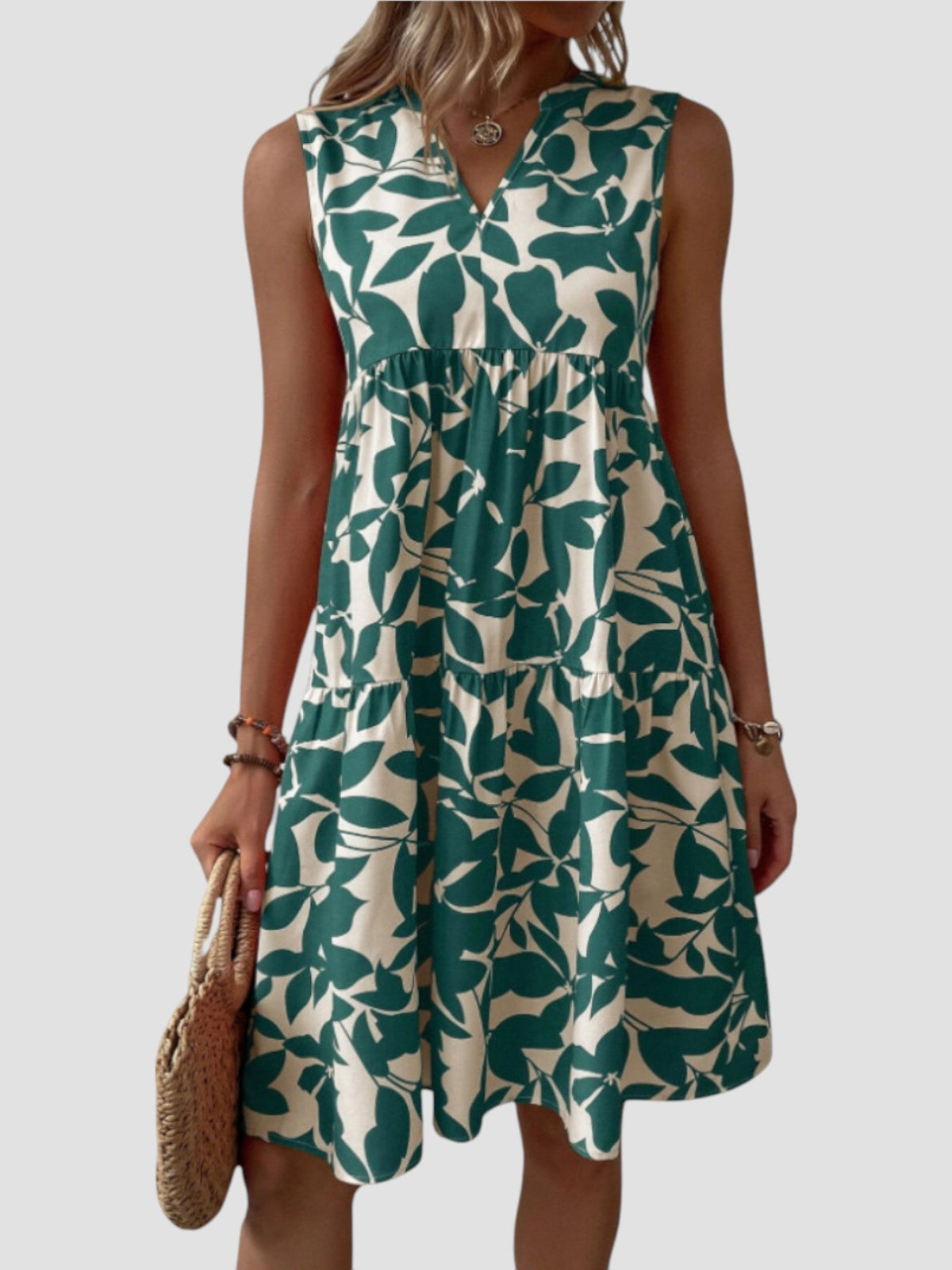 LAURA | Vestido midi elegante de verano
