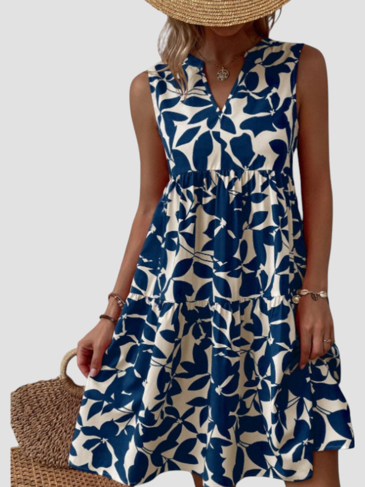 LAURA | Vestido midi elegante de verano