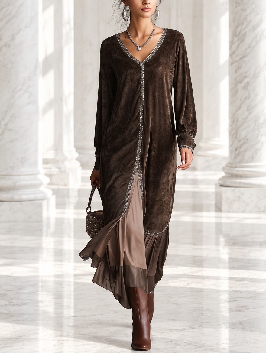 TERESA | Vestido midi holgado