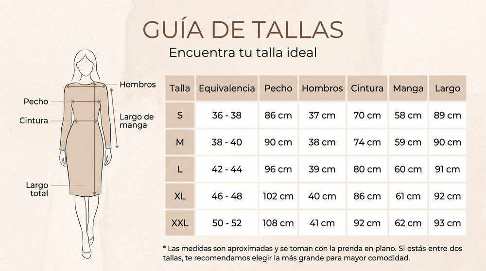 Guía de tallas
